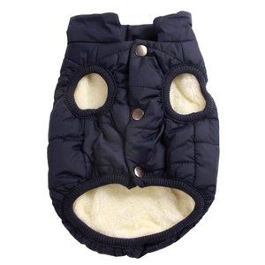 New- Fleece Lined Warm Winter Dog Jacket, Size Lar